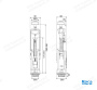 Комплект арматуры Roca RS880168 двухрежимный смыв